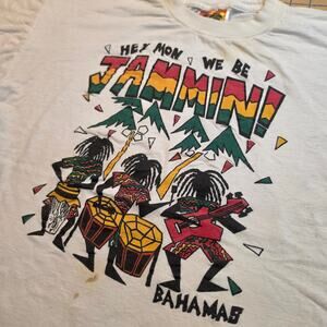 Islander Bahamas T-Shirt White XXL Graphic Jammin Vintage